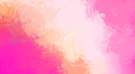Brushed Painted Abstract Background. Brush stroked painting. Artistic vibrant and colorful wallpaper.