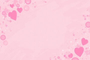 Cute pink background for Valentine's Day. Pink texture background, valentine's day bokeh background