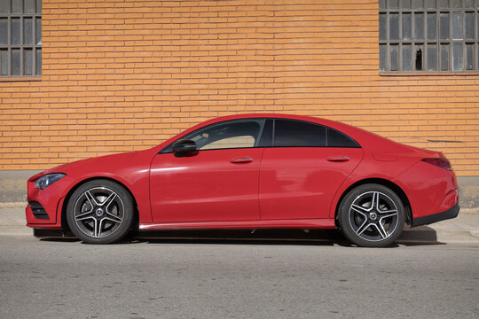 SABADELL, SPAIN-FEBRUARY 1, 2021: Mercedes-Benz CLA-Class (Second generation, C118; 2019&ndash;present), CLA 200