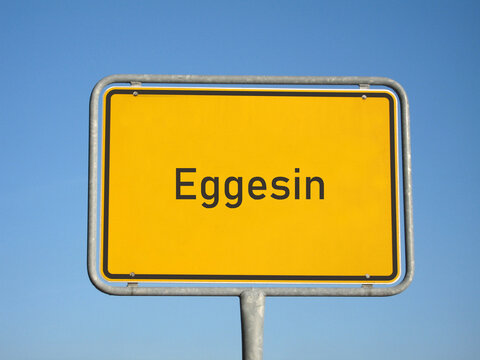 Ortsschild Eggesin