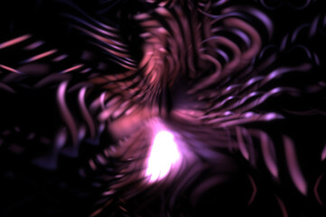 Light particle trails. Light explosion star with glowing particles and lines. Beautiful moving abstract rays background.