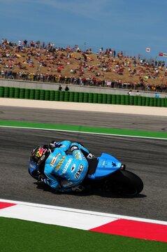 Misano - ITALY, 5 September 2009:  Australian Suzuki rider Chris Vermeulen at 2009 GRAN PREMIO CINZANO DI SAN MARINO E DELLA RIVIERA DI RIMINI on Misano World Circuit in Italy.