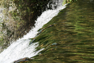 beautiful waterfall on a very beautiful river
