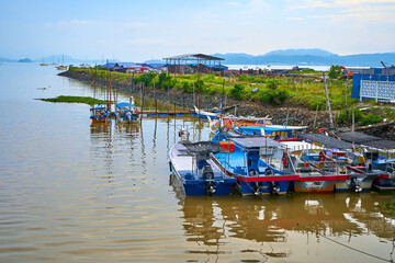 Anchorage for small fishing boats on the island