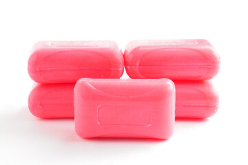 Soap for household use on a white background