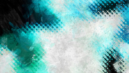 Modern art. Colorful contemporary artwork. Color strokes of paint. Brushstrokes on abstract background. Brush painting.