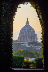 Naklejka na ściany i meble St. Peter’s Basilica through the Aventine Keyhole