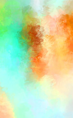 Artistic abstract background. Texture painted wallpaper. Creative illustration with strokes of paint. Brush pattern painting.