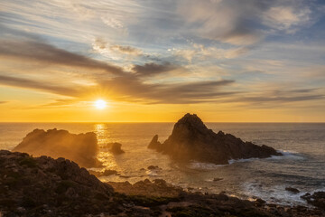 Sugarloaf¬†Rock at moody sunset