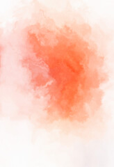 Watercolor painted background. Abstract Illustration wallpaper. Brush stroked painting. 2D Illustration.