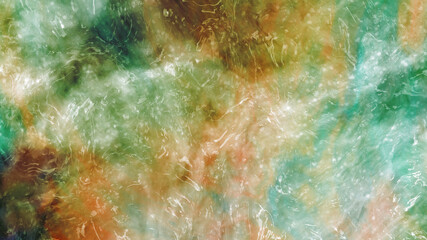 nebula background light and clouds abstract yellow green background 3D illustration