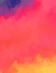 Obraz premium Creative abstract painting. Background with artistic brush strokes. Colorful and vibrant illustration. Painted art.
