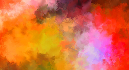 Brushed Painted Abstract Background. Brush stroked painting. Artistic vibrant and colorful wallpaper.