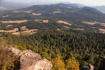 view from the top of the mountain