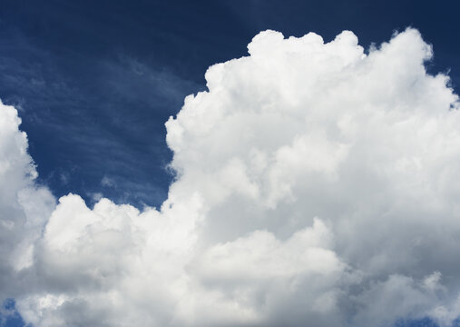 Blue sky with clouds