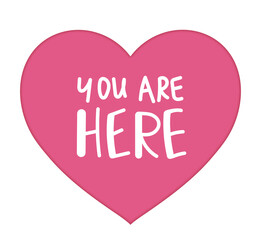 Valentine day greeting card. Heart