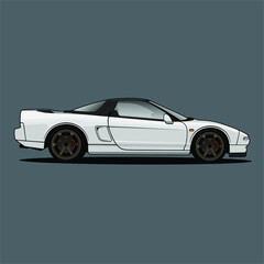Obraz na płótnie Canvas car vector illustration for conceptual design