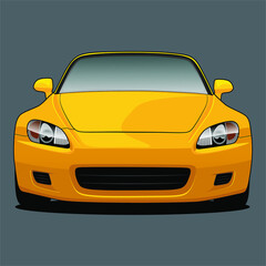 car vector illustration for conceptual design