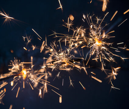 Studio shot of sparkler