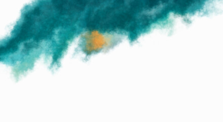 Watercolor painted background. Abstract Illustration wallpaper. Brush stroked painting. 2D Illustration.