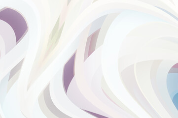 Fluid abstract background with colorful gradient. 2D illustration of modern movement.