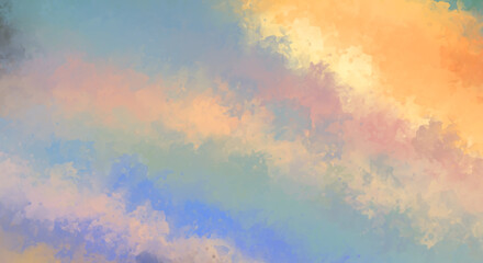 Brushed Painted Abstract Background. Brush stroked painting. Strokes of paint. 2D Illustration.