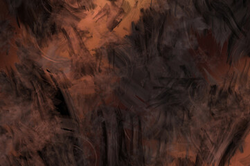 Modern art. Brushed Painted Abstract Background. Brush stroked painting. Strokes of paint. 2D Illustration.´