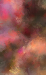 Artistic vibrant and colorful wallpaper.Brushed Painted Abstract Background. Brush stroked painting.