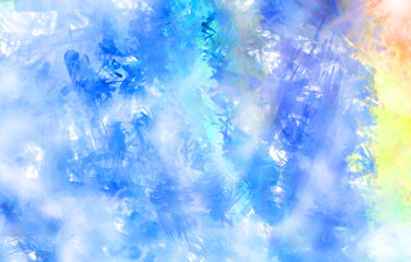 Brushed Painted Abstract Background. Brush stroked painting. Artistic vibrant and colorful wallpaper..