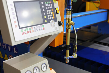 control panel of CNC thermal cutting machine