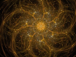 Imaginatory fractal background Image