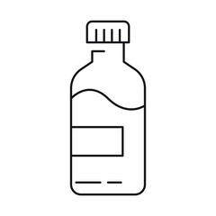 Milk Bottle icon design. isolated on white background