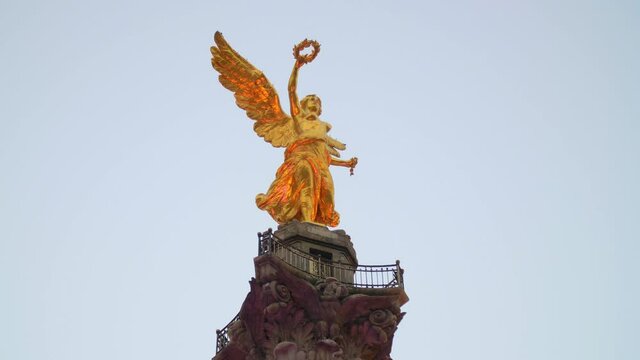 Angel statue in Mexico