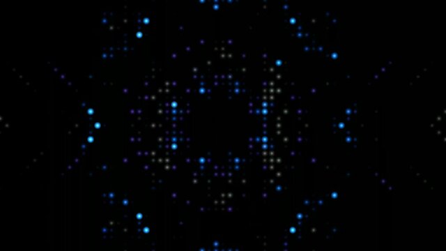 led light display with kaleidoscpe mandal bold premium