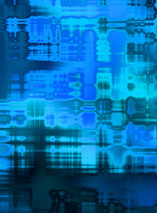 Urban grunge background with geometrical pattern. Linear colorful texture. Futuristic wallpaper of a decaying texture..