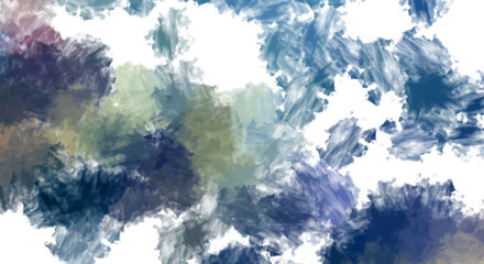 Obraz premium Brushed Painted Abstract Background. Brush stroked painting. Strokes of paint. 2D Illustration.
