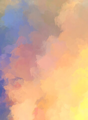 Modern art. Brushed Painted Abstract Background. Brush stroked painting. Strokes of paint. 2D Illustration.