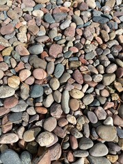 path of stones and pebbles
