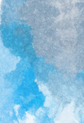 Watercolor painted background. Abstract Illustration wallpaper. Brush stroked painting. 2D Illustration.