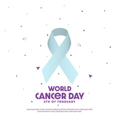 World Cancer Day concept. Vector Illustration