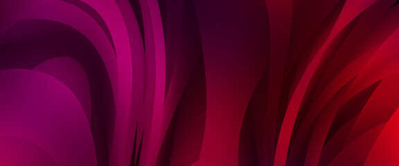 Abstract background with colorful gradient. Vibrant graphic wallpaper with stripes design. Fluid 2D illustration of modern movement.