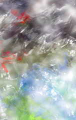 Brushed Painted Abstract Background. Brush stroked painting. Artistic vibrant and colorful wallpaper..