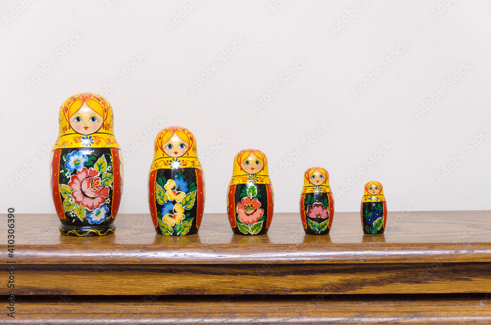 Wall mural Matryoshka