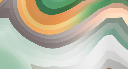 Abstract background with fluid colorful gradient. 2D illustration of modern urban graphic. Graffiti design inspired wallpaper.