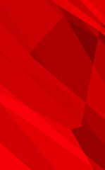 Fototapeta premium Trendy geometric abstract background in minimalistic flat style with dynamic composition.
