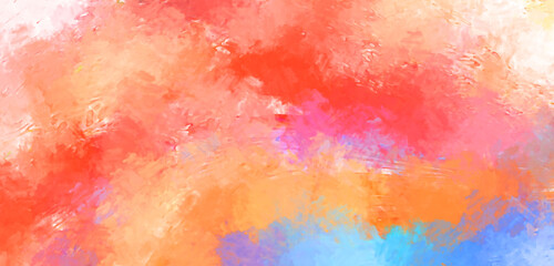Brushed Painted Abstract Background. Brush stroked painting. Strokes of paint. 2D Illustration.