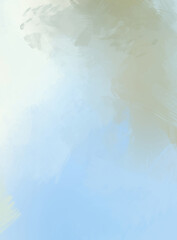 2D illustration of colorful brush strokes. Decorative texture painting. Vibrant paint pattern backdrop.