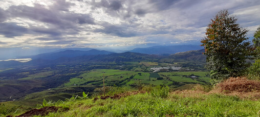 Fototapeta na wymiar landscape of the mountains COLOMBIA