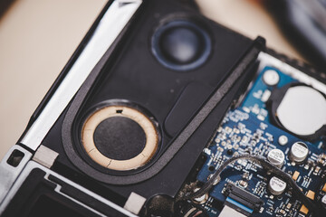 Fototapeta premium repairing the broken computer