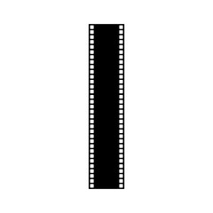 film strip icon set vector  sign symbol